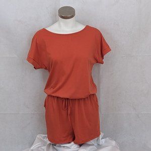 Women's Summer Shorts Short Sleeve Romper w. Pockets NWOT